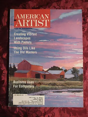 AMERICAN ARTIST August 1995 Charles Basham Helmut Gransow Lorraine Shemesh • $8.80