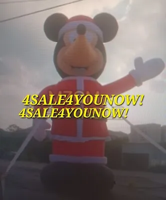 32 Foot Mickey Mouse Christmas Inflatable Disney Custom Made With Led Lights!! • $2495.95