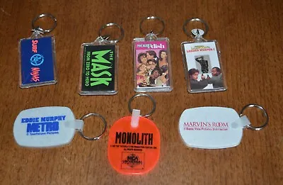 Movie Promo Keychains (7) 1990s MASK SURF NINJAS Soap Dish METRO Marvin's Room • $28