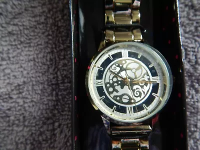 £4 • Buy Women's New In Box Gold Strap Gold Face Watch From Avon Great Gift