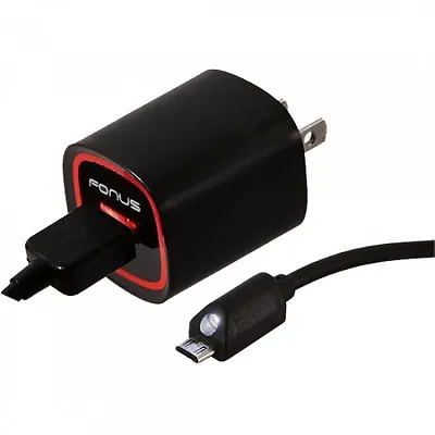 RAPID 2.4 AMP HOME TRAVEL WALL CHARGER 6 FT USB CABLE WIRE For VERIZON PHONES • $15.63