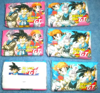 Lot 6 NEW Packs Dragon Ball GT Pocket Facial Tissues From Japan Party Favors • $4.95