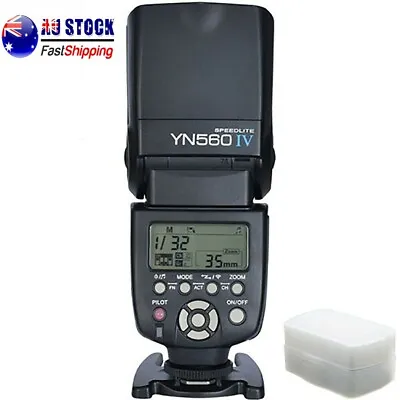 AU Yongnuo YN-560 IV Flash Speedlite For Canon Nikon Olympus Pentax DSLR Camera  • $126.50