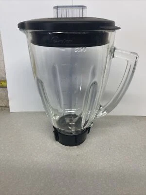 $17.99 • Buy Oster  6 Cup Round Top 6 Piece Complete Glass Jar Replacement Set Original Used