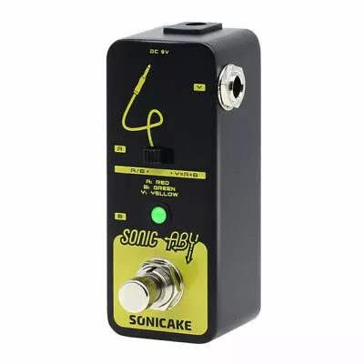 SONICAKE Sonic ABY Line Selector AB Switch Mini Guitar Effects Pedal True Bypass • $34.98