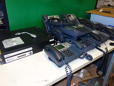 Mitel 5000 System 580.1001 580.1000 W/ 20 Phones 8520 8560 Cards • $449.99