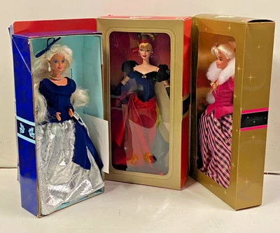 $28.95 • Buy Barbie Avon Exclusive Dolls - Winter Rhapsody Winter Splendor Winter Velvet New!