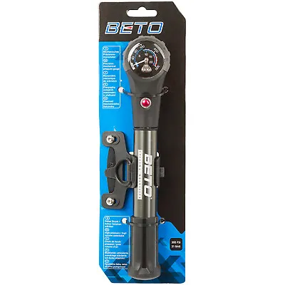 £27.99 • Buy Beto Alloy Dual Function Tyre & Shock Bike Pump Suspension Fork Pressure Gauge