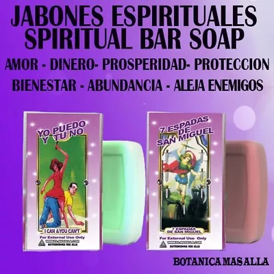 Jabones Espirituales - Amor Dinero  Abundancia Protección - Spiritual Bar Soaps • $9.79