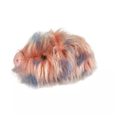 Aurora World Pink Purple Furry 10  Long Fluffy Plush Pig Stuffed Animal • $14.98