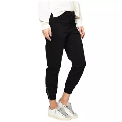 J Brand Arkin Black Zip Ankle Jogger Size 27 • $60