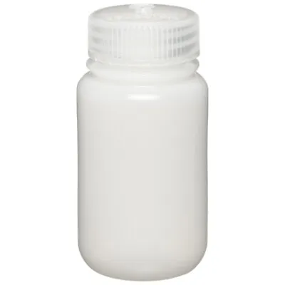 Case Of 72 - NALGENE Plastic 250mL Wide Mouth Lab Bottle Screw Cap 2104-0008 • $245