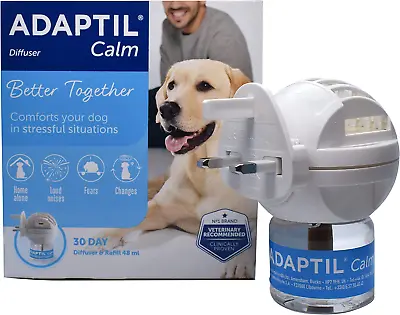 ADAPTIL Calm Home Diffuser With 30 Day Refill - Comfort Calming & Anxious Dog • £33.36