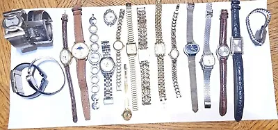 Vintage Mens & Womens Wrist Watch Lot • $59.99