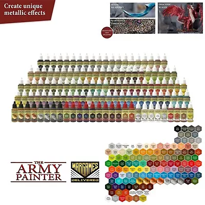 Army Painter Warpaints Singles - Miniature Painting Flat/Effect/Metallics/Wash • $7.15