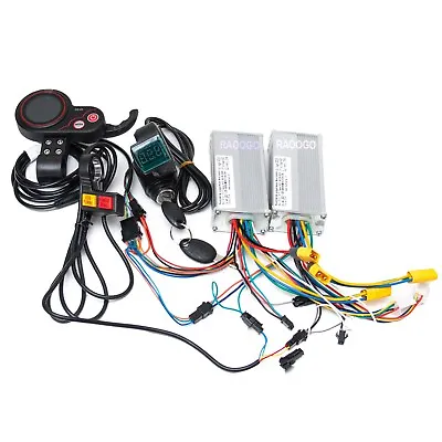 52V 25A Controllers A+B Throttle Set Zero 10x Apollo Varla Eagl Electric Scooter • $69.89