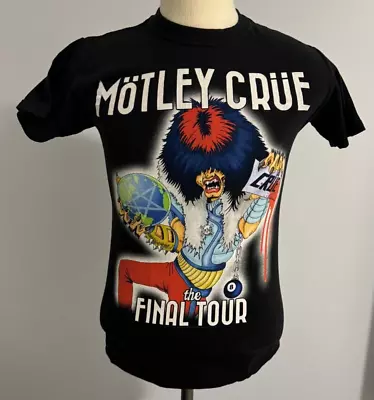 Motley Crue The Final Tour Black T-Shirt  Size: S • $23.99