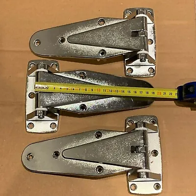 3X Stainless Steel Cold Room Door Hinges Heavy Duty Offset Left/Right • £79.50