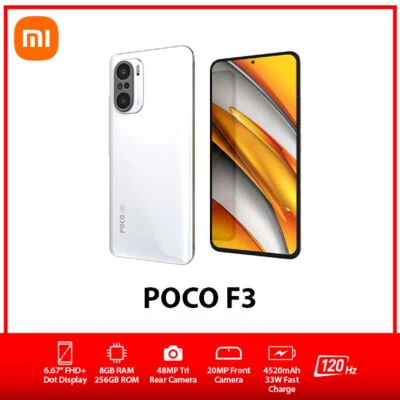 $565 • Buy (New&Unlocked) Xiaomi Poco F3 5G Dual SIM Android Mobile Phone - White/8GB+256GB