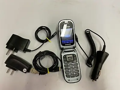 Samsung Convoy DARK GRAY Verizon Flip Phone Military Grade SCH-U640 With Cords • $9.99