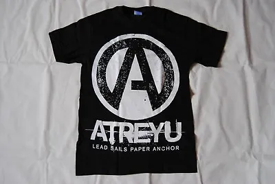 £5.99 • Buy Atreyu A Team Lead Sails Paper Anchor T Shirt Bnwt Official The Curse Suicide