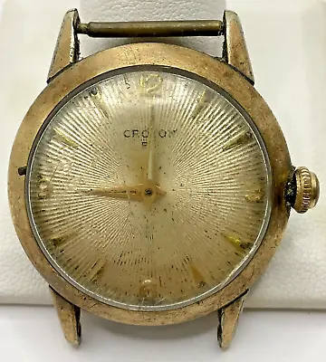 Vintage Mens Croton El AFDA 2361 Watch • $49.50