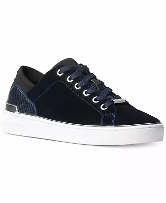 Michael Kors Scout Lace Up Fashion Sneaker Shoes VELVET Women's 9 • $79.99