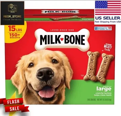 Milk-Bone Original Large Crunchy Dog Treat Biscuits (240 Oz.) • $24.87