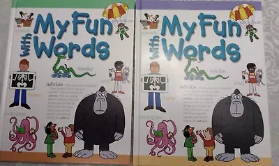 My Fun With Words Dictionary Kids Lot Of 2 Books A-K /L-Z Hardcover Homeschool • $15