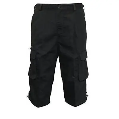 Dallaswear Safari Combat Cargo Shorts (Black) • £19.95