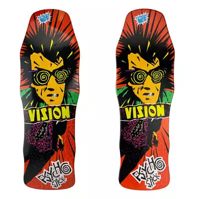 Vision Psycho Stick Dipped Crackle  Double Take  10  Skateboard Deck • $84.95