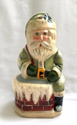 $250 • Buy 2016 Vaillancourt Starlight Chalkware Santa Limited Edition Figurine Number 282