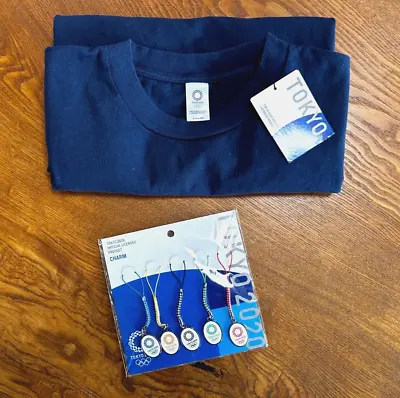 Tokyo 2020 Olympics Official T-Shirt (Large) Plus Olympics Charms • £24.90