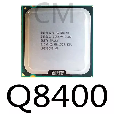 INTEL Core 2 Quad Q8400 2.66GHz 4MB 1333MHz Socket775 CPU Processor • $27.15