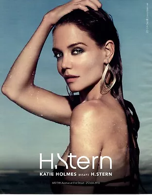 2013 Magazine AD KATIE HOLMES Wears H.Stern Fine Jewelry  Beautiful ! 041923 • $7.04