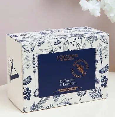 L'Occitane La Maison Bernardaud Porcelain Diffuseur De Lumiere & Candles BOX • $59.99