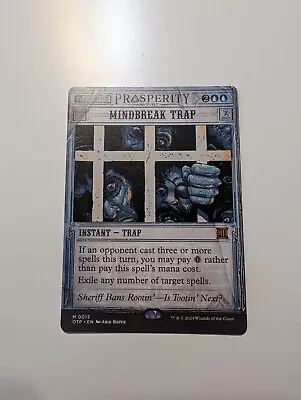 MTG -  Mindbreak Trap (Showcase) - Outlaws Of Thunder Junction NM/M Condition • $34.99