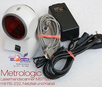 £63.52 • Buy Laser BAR Code Barcode Scanner Metrologic Orbit MS7120 Table Version RS-232 BS22