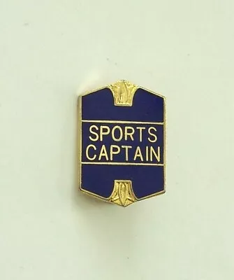 Vintage Sports Captain Souvenir High School Lapel Coat Hat Tie Pin Badge Brooch • $11.05