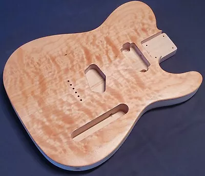 Telecaster Compatible Body-QUILTED MAPLE AND ALDER-CHAMBERED • $173