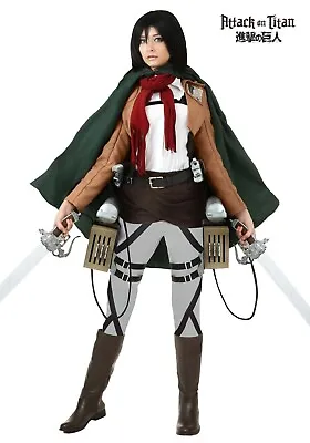 Women's Attack On Titan Mikasa Costume SIZE XS (with Defect) • $87.99