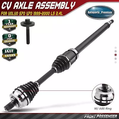Front Right Passenger CV Axle Assembly For Volvo S70 V70 1999-2000 L5 2.4L MT AT • $76.39