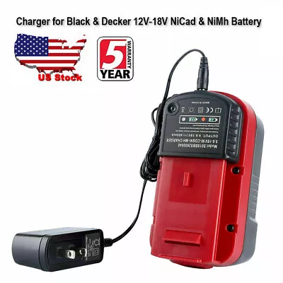 9.6V-18V Battery Charger For Black & Decker HPB18 HPB18-OPE FSB18 HPB14 HPB12 • $12.98