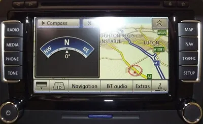 £23.90 • Buy RNS510 Seat Skoda 2020 Satnav Map Navigation Update DVD Disc UK/EU V17 