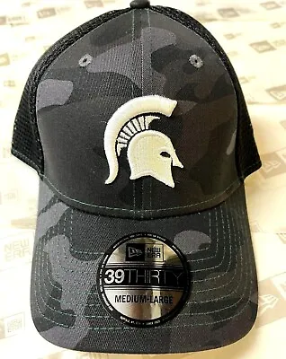 Michigan State Spartans NCAA New Era Camo Neo 39THIRTY Flex Hat - Gray Camo • $24.99