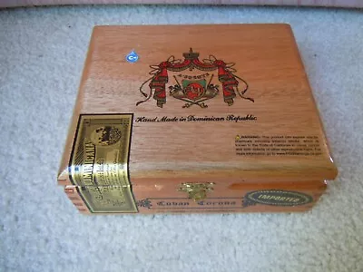 A. Fuente | Reserva Cubano Corona Wood Cigar Box Empty - 7  X 6  X 2.75  • $12.99