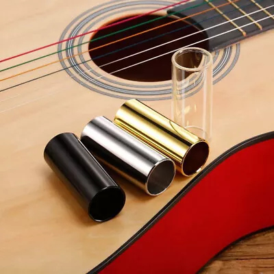 60MM High Guitar Slide Bar Stainless Steel Metal/Glass Finger Slides For Guit__- • $6.82