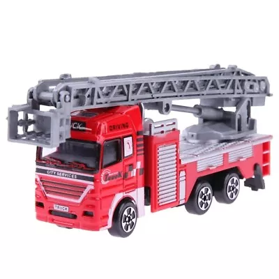 Fire Engine Truck Kids Toy With Extending Ladder Large Rescue Set Child Vehicle • $13.99