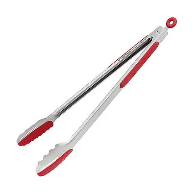 $7.99 • Buy 15  BBQ Tongs Half Stainless Steel / Silicone Heads Grill Tongs Factory 2nd