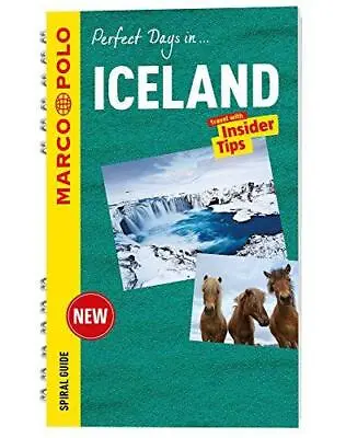 Iceland Marco Polo Travel Guide - With Pull Out Map (Marco Polo Spiral Guides) • £5